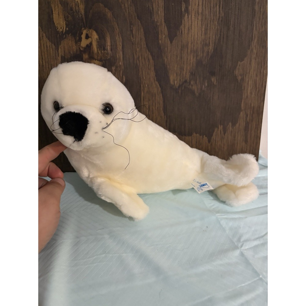 Sea World White Arctic Seal 15" Plush Soft Toy Stuffed Animal